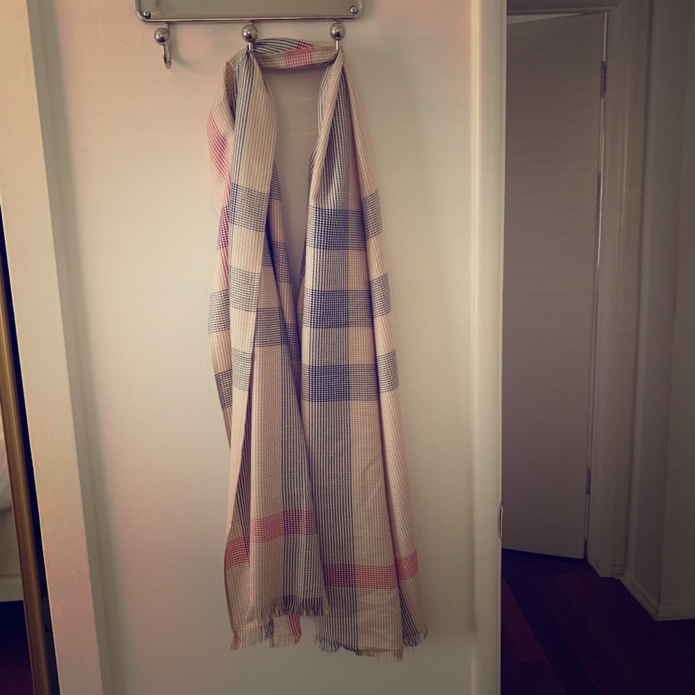 Plaid Classic Print Scarf